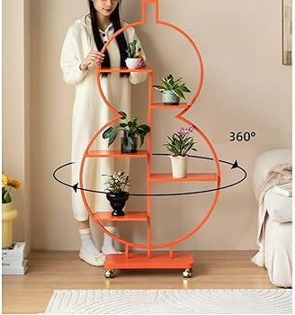 Amazon.com: Heavy Duty Metal Tall Flower Stand Chinese Gourd